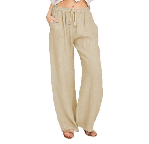Lilagrey Loose Wide-Leg Pant in {variant-name}, front view